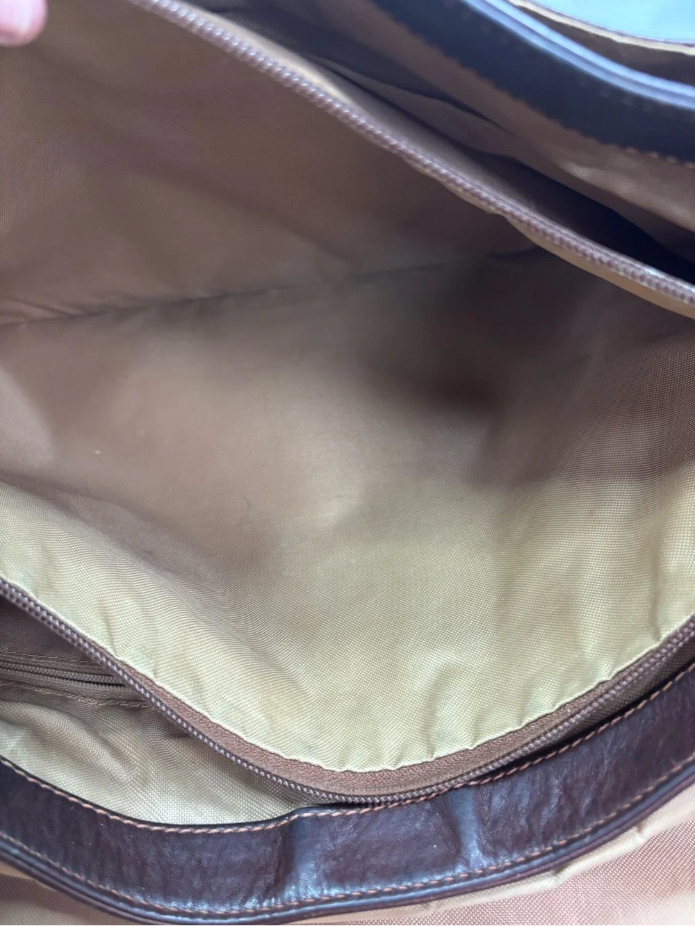Vintage Y2K Osgoode Marley Full-Grain Leather Messenger Bag